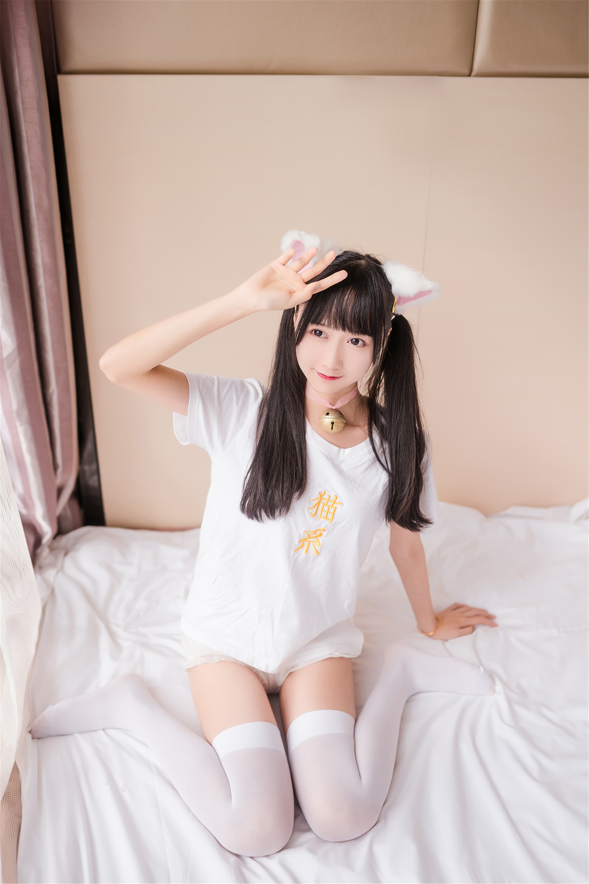 木棉棉 - NO.019 木绵绵OwO 猫系少女[51P]-XikXak
